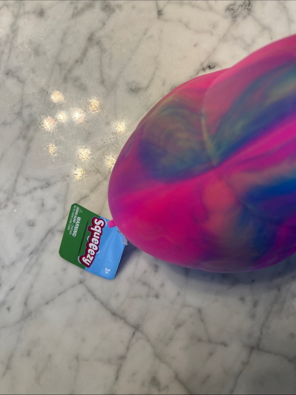 Viral TikTok Pink Rainbow Squishy Duck - Picture 3 of 4